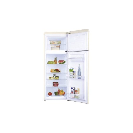 Amica Retro KGC 15635 B Kølefryseskab Top-fryser Beige